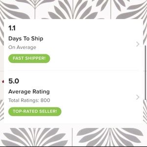 One Day‎ Shipping! 😊